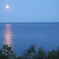 Lune gibbeuse, soirée propice pour une pêche aux calamars