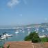 De l'île de St Marguerite, la vue sur la baie de Cannes